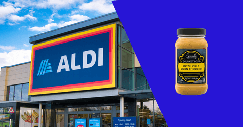 Aldi storefront and product
