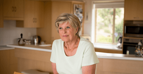 Portrait of senior mature woman