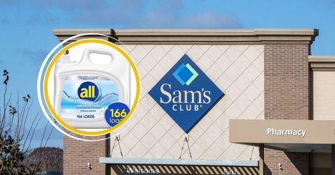 Original Sam's Club Template 3 with all Sensitive Fresh Liquid Laundry Detergent