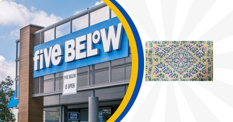 Original Five Below Template 2 with Cotton printed rug