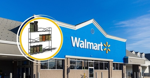 Walmart store with spice rack