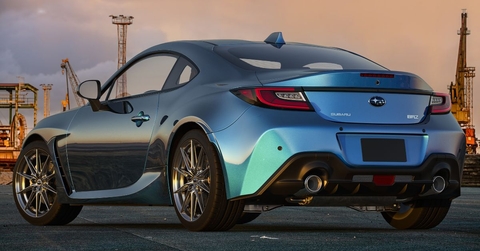 Blue Subaru BRZ