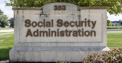 Social Security Administration building sign