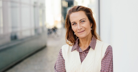 Portrait of a 55-year-old woman