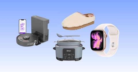 Shark vacuum, Ninja cooker, Ugg slippers, and Apple watch