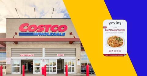 Costco template with Kevin's Natural Foods Roasted Garlic Chicken 