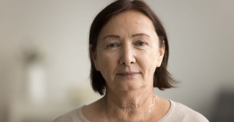 Portrait of a woman in her 60s