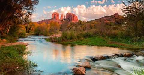 Cathedral Rock at Red Rock Crossing in Sedona, Arizona