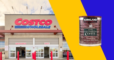 Costco Template with Kirkland Signature Colombian Coffee