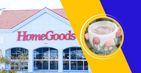 HomeGoods storefront with Sprint tulip candle