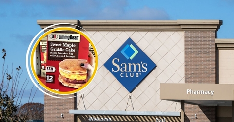 Original Sam's Club Template 3 with Jimmy Dean Sweet Maple Griddle Cake Breakfast Sandwiches