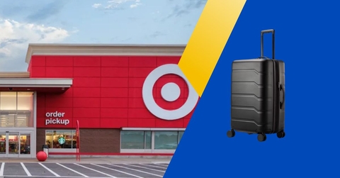 Original Target Template 1 with Open Story Hardside Carry On Spinner Suitcase