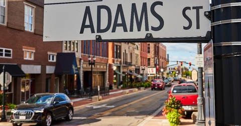 Historic downtown Muncie