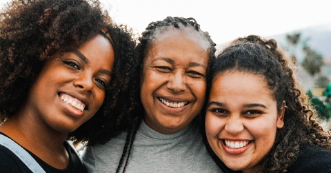 Three women at different ages
