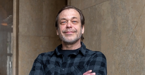 Middle aged man smiling