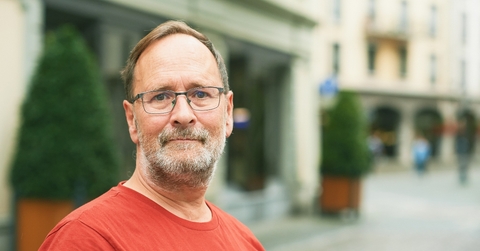 Middle aged man looking concerned