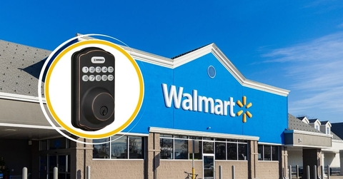 Walmart Template 4 with Brinks Electronic Keypad Single Cylinder Deadbolt Lock