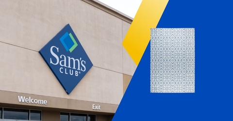 Sam's Club store with outdoor rug
