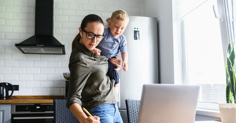 Work-from-home mom