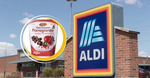 Aldi Template with Choceur Superberry Pomegranate Dark Chocolate