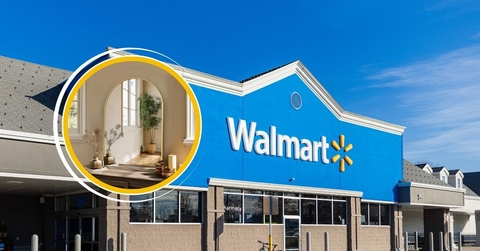 Walmart Template 4 with Arched Wall Mirror with Metal Frame