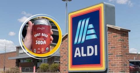 Aldi Template with VitaLife Prebiotic Root Beer Soda