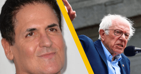 Mark Cuban and Bernie Sanders