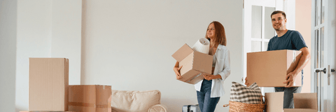 Family moving into new home