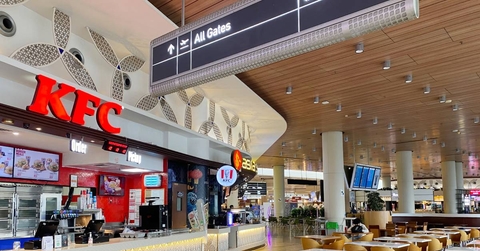 KFC in airport food court