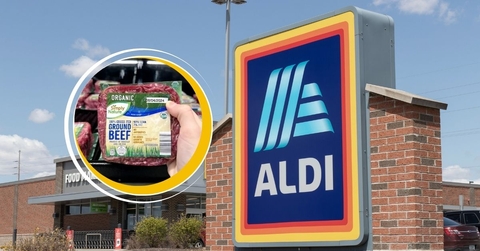 Aldi Template with Simply Nature Organic 100% Grass-Fed Ground Beef