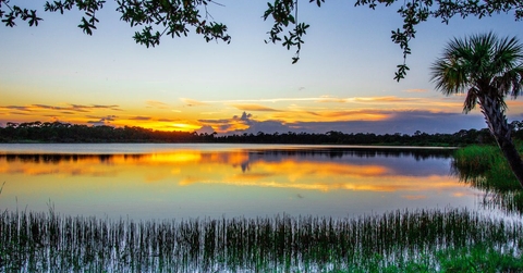 Lake Zobel in Fort Pierce, Florida