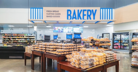 Walmart's bakery section