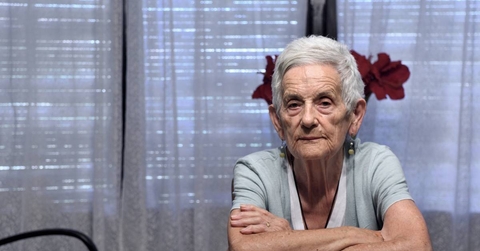 Portrait of a senior woman indoors 