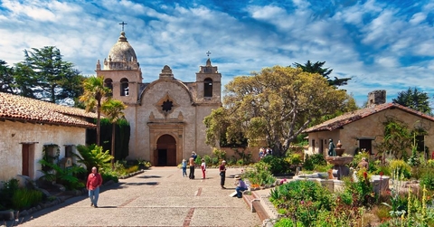 View of Carmel by the Sea in California