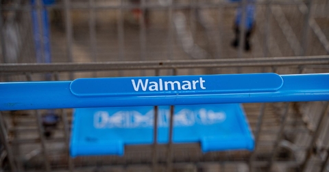 Walmart shopping cart handle