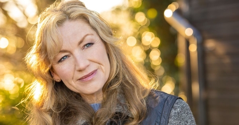 Portrait of a middle aged woman outdoors