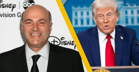 Kevin O'Leary and President Donald Trump