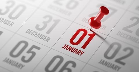 A January calendar