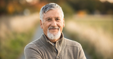 Portrait of a mature man outdoors