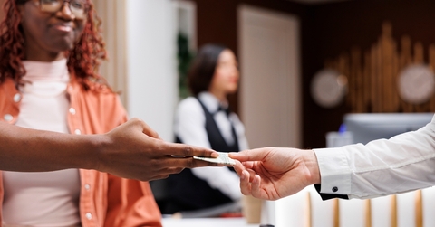 Handing out a tip