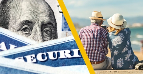 Senior couple Social Security