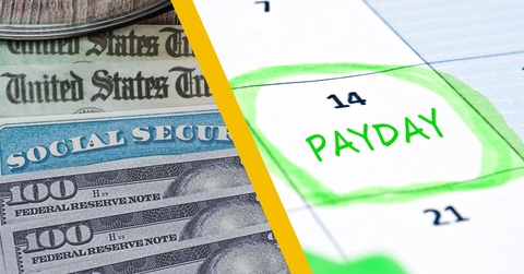 Social Security cards with calendar