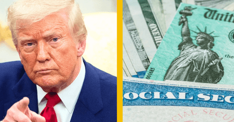 donald trump and social security check