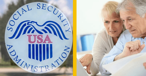 social security administration and older couple