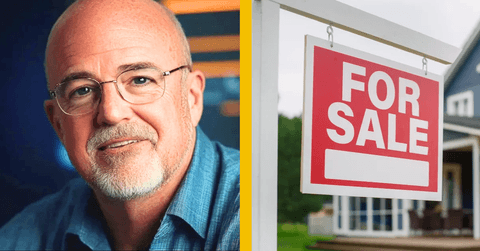 dave ramsey and for sale sign