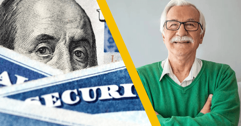 social security and elderly man