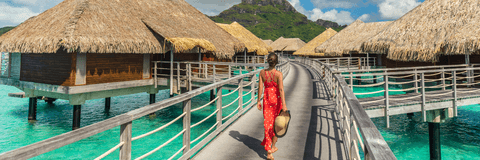 Beautiful all-inclusive resort in Tahiti
