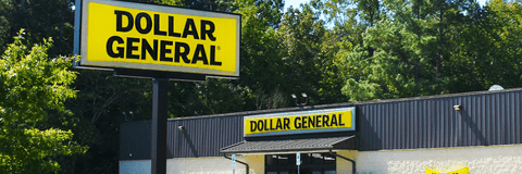 Dollar General exterior storefront