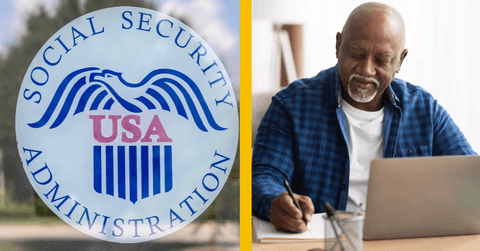 social security administration and man in his 60s