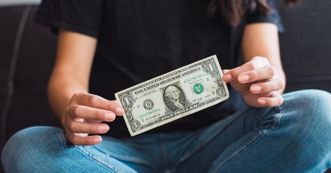 A dollar bill